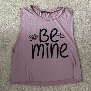 Rock Rose Couture ‘Be Mine’ Tank Top Mauve Pink